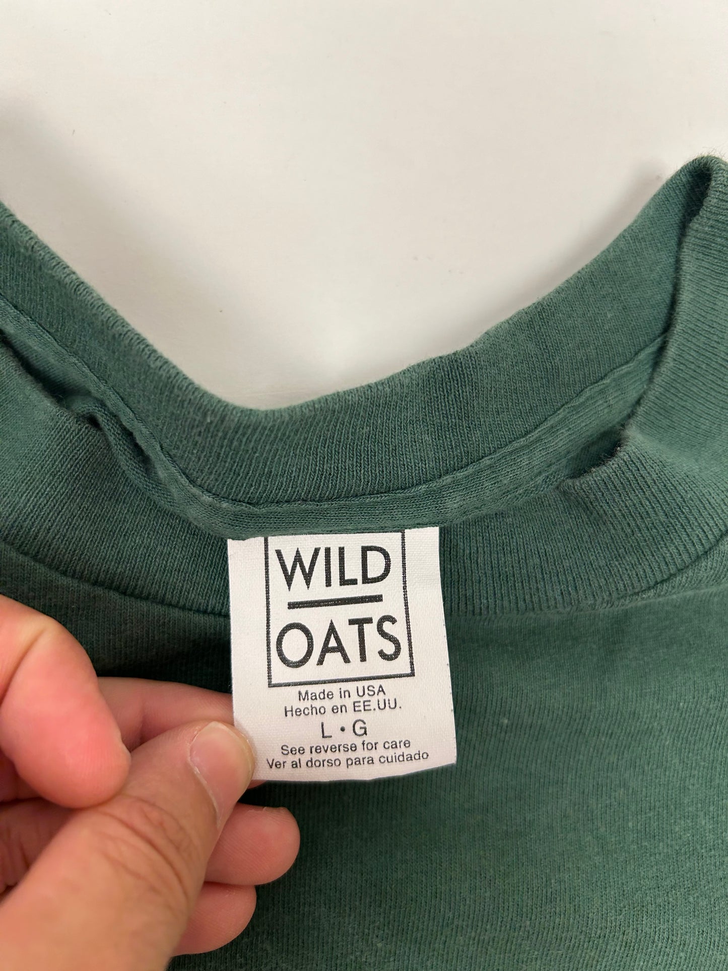 Vintage The Prodigy Fat Land Firestarter 1997 Wild Oats Tee Large 22.25x30.25 Inches Faded Green