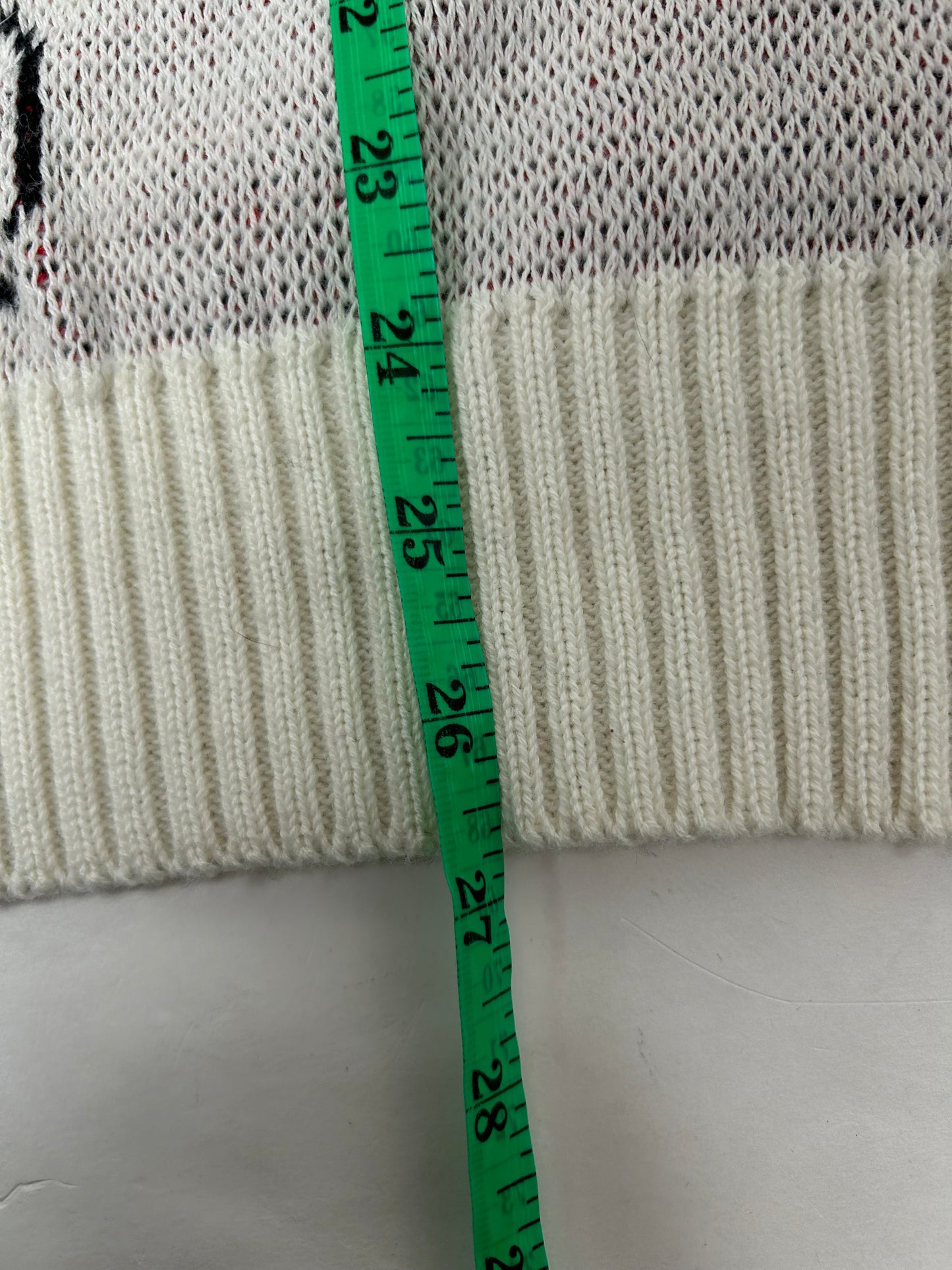 Vintage Cliff Engle Mickey Mouse Baseball Disney Sweater USA Large/Medium 23.25x26.75 Inches