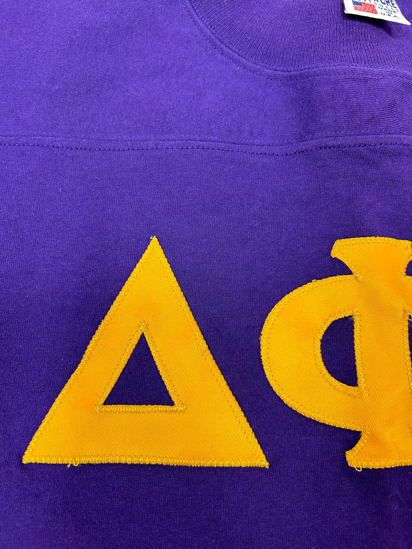 Vintage Delta Phi Epsilon Sorority College Tee Preppy Pledge Unisex 16.75x26.25 Inches