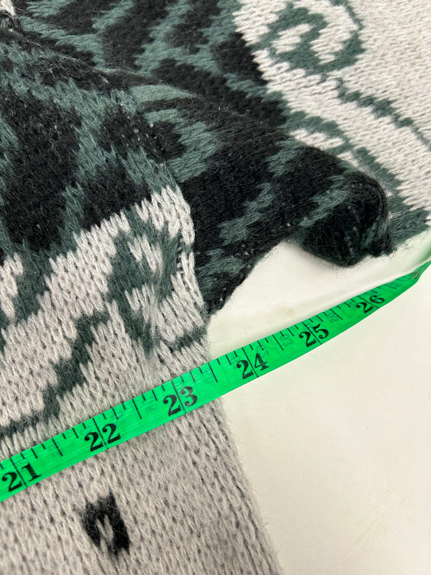 Vintage London Fog Sweater Gothic Zipper Sweater 100% Acrylic Full Zip USA Large 23.5x29 Inches