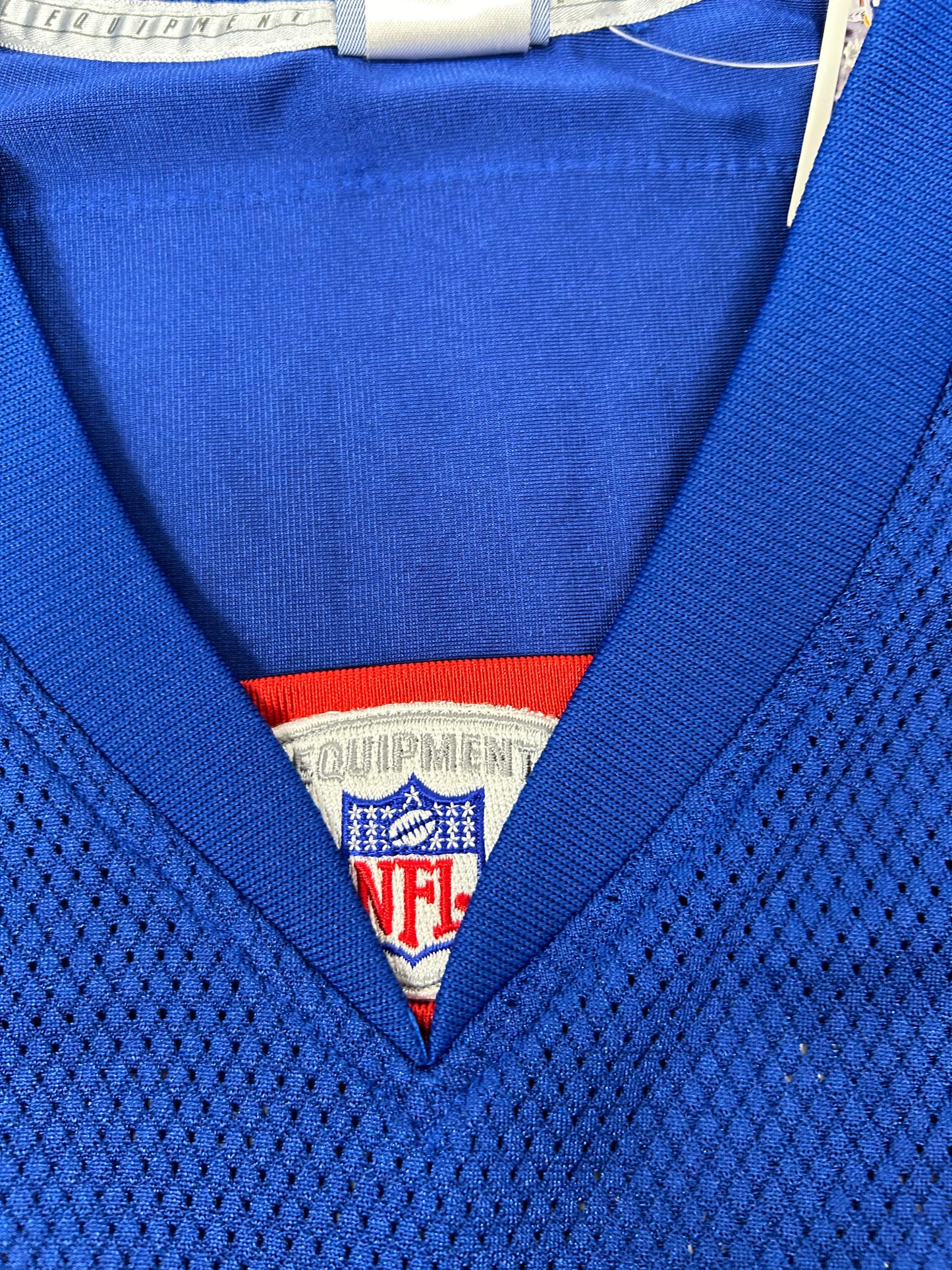 Vintage 00s Reebok New York Giants Jeremy Shockey #80 NFL Jersey XL 26.75x32/34 Inches Blue