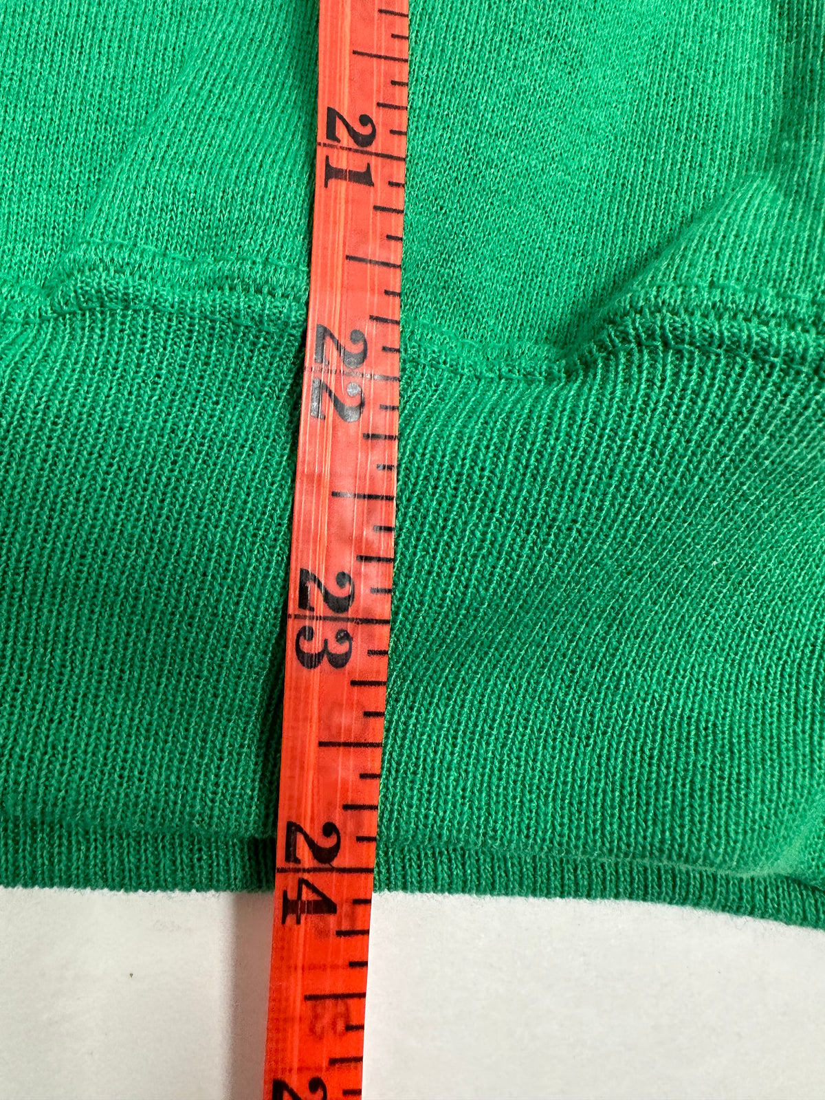 Edgewood NJ “Deeper Than The Roots.” First Edition Crewneck Sweatshirt Tagged Youth Medium 90s Russell Athletic 50/50 Blend Made In USA DS Kelley Green 20x24