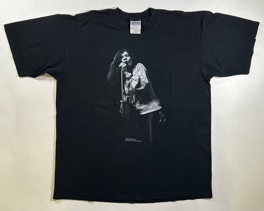 Vintage 2000 Janis Joplin Is Down On Me Rock Music Graphic Tee XL  23.5x29 Inches