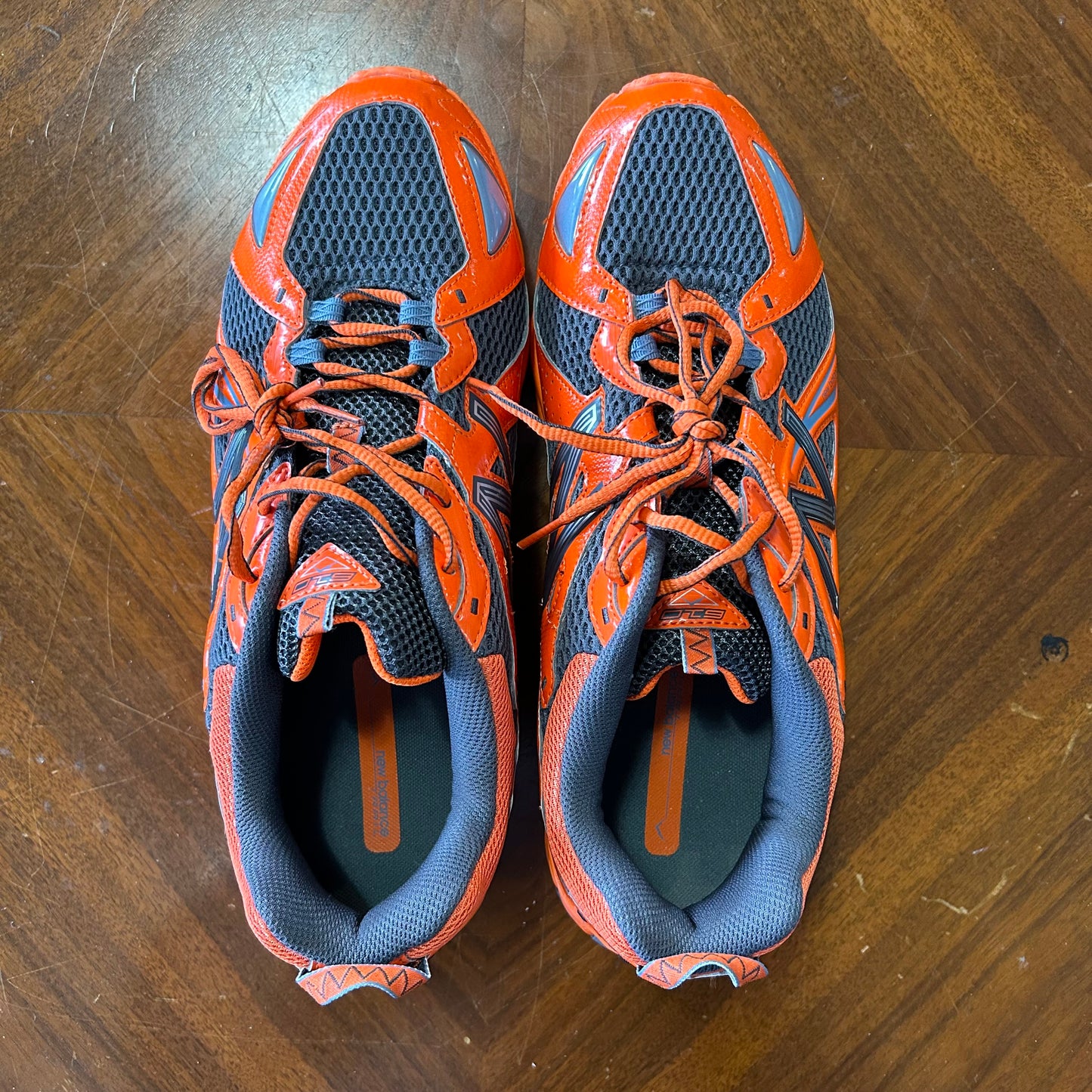 New Balance 610 v1 Running Poppy ML610TB Orange Grey Men's Size 12 As Is No Box