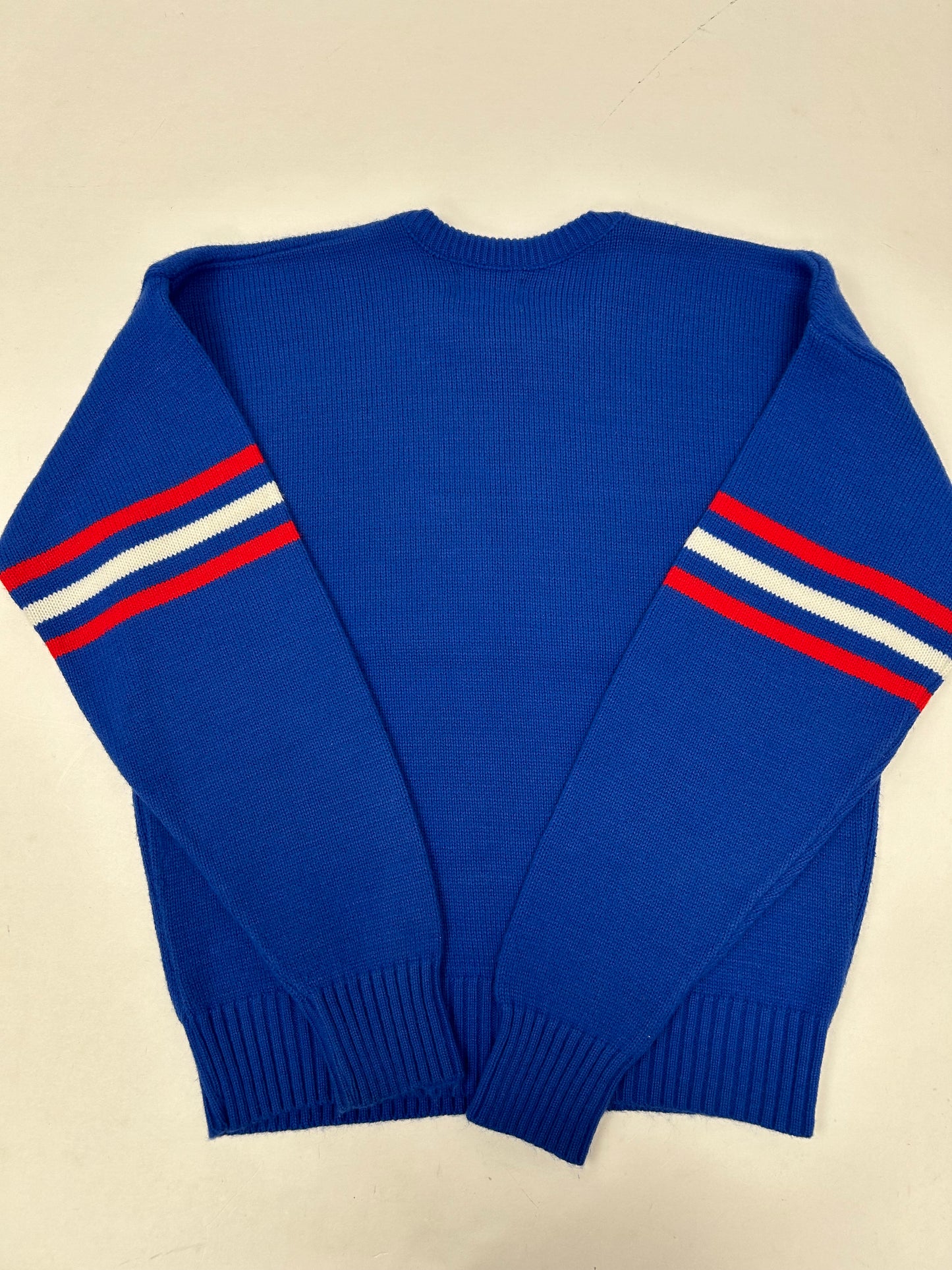 Vintage Cliff Engle New York Giants NFL Sweater Medium 23.5x27.5 Inches