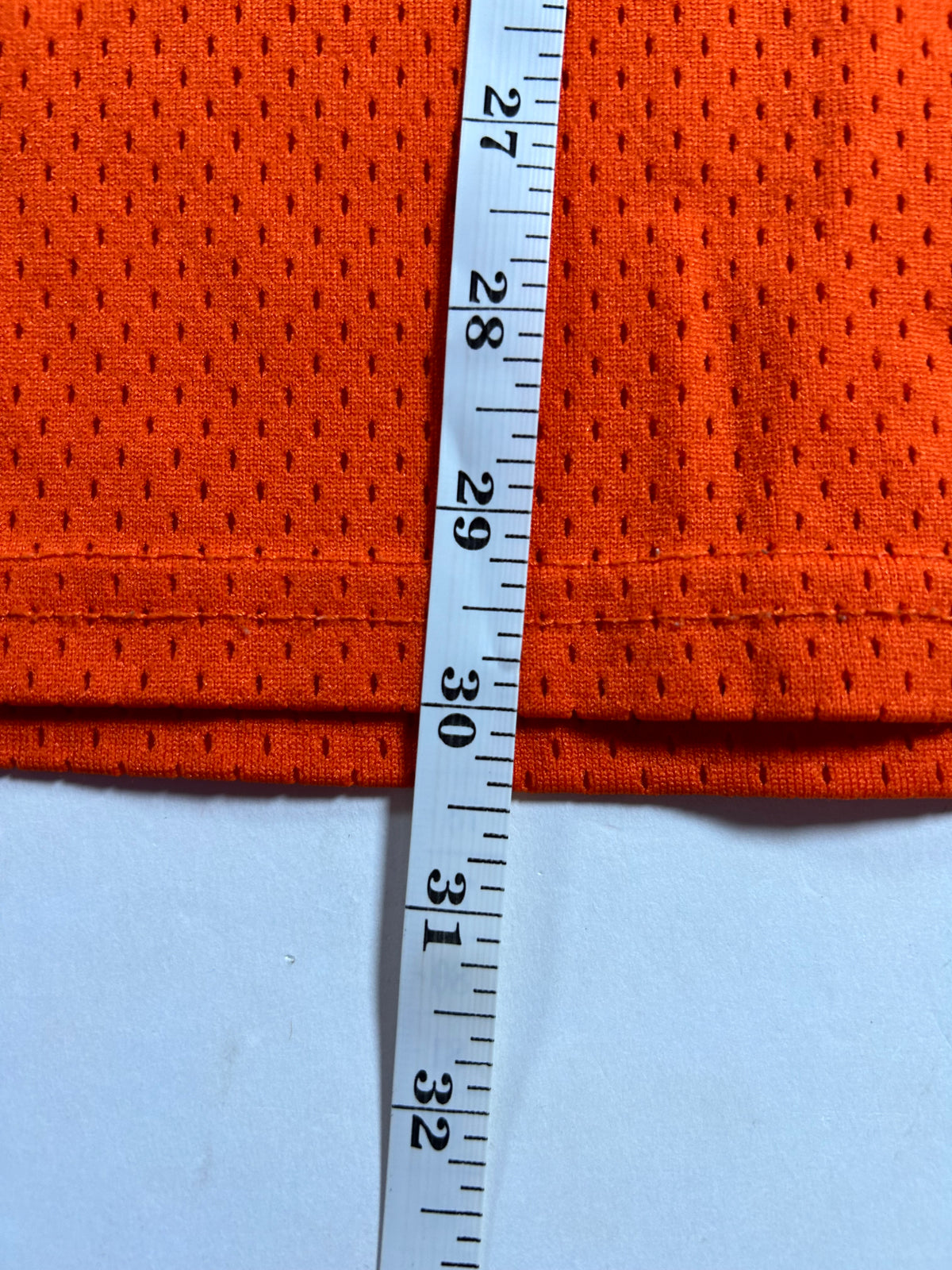 Vintage 80s Sand Knit Denver Broncos John Elway NFL Orange Jersey USA Small 17.5x30 Inches