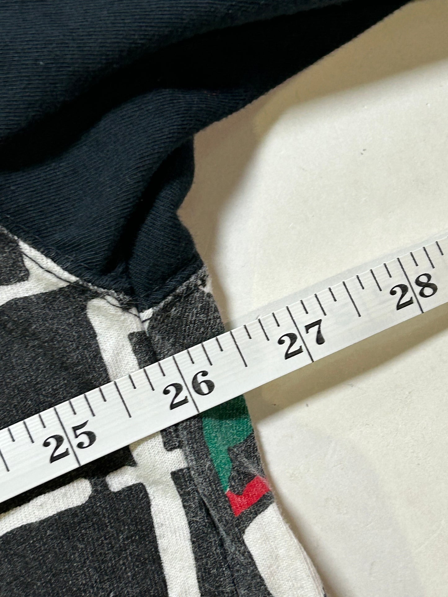 Vintage Nike Air Jordan AOP 1993 Tee Constructed Top Abstract Jordan 8 VIII XL 26.25x27.5/30 Inches