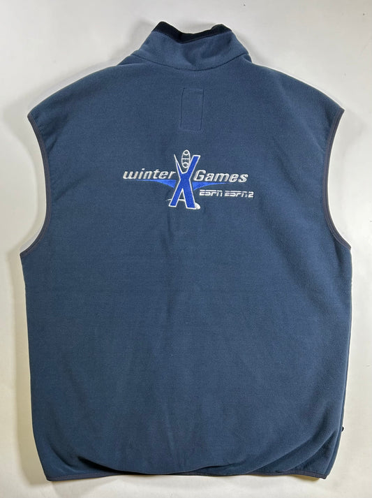 Vintage Nike ACG Winter X Games Fleece Vest Jacket Polartec Full Zip XL/L Fit