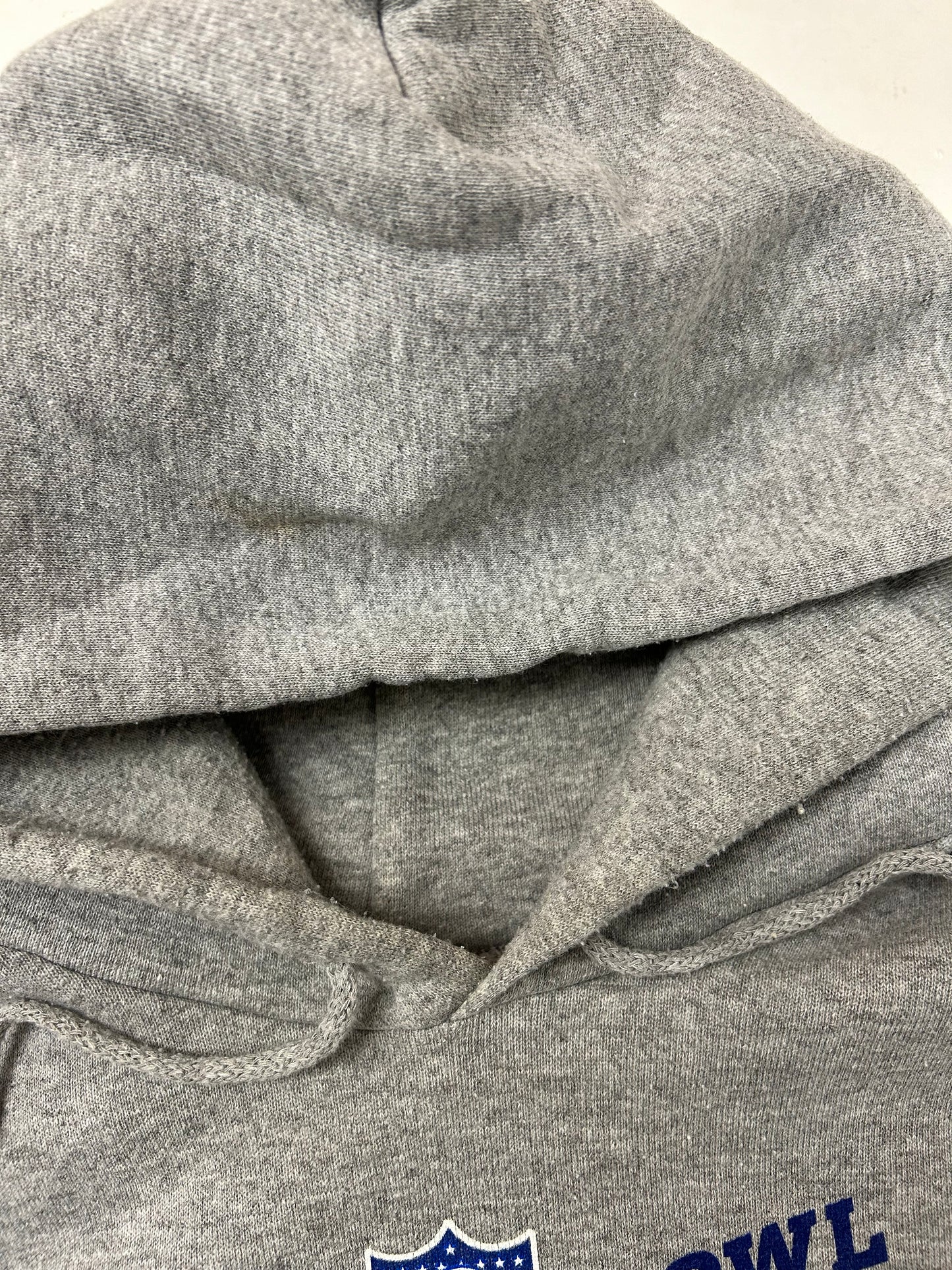 NFL Super Bowl XLII Champion New York Giants Hooded Sweatshirt 2XL/XL Fit 30x30.5 Inches