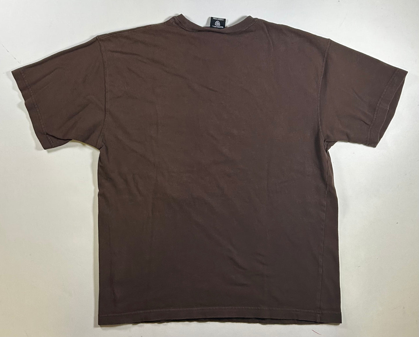 Vintage 1996 Warner Bros. Looney Tunes Wile E Coyote Pocket Tee Medium 20.5x27 Inches Brown
