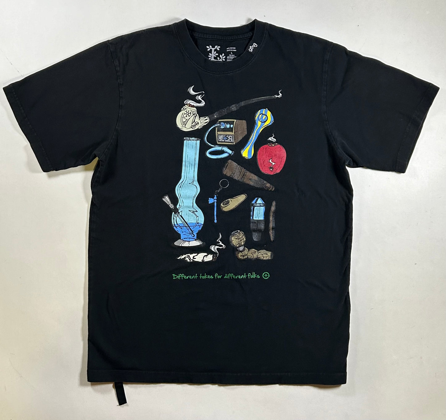 LRG Roots Equipment Different Tokes For Different Folks Life Research Group Tee