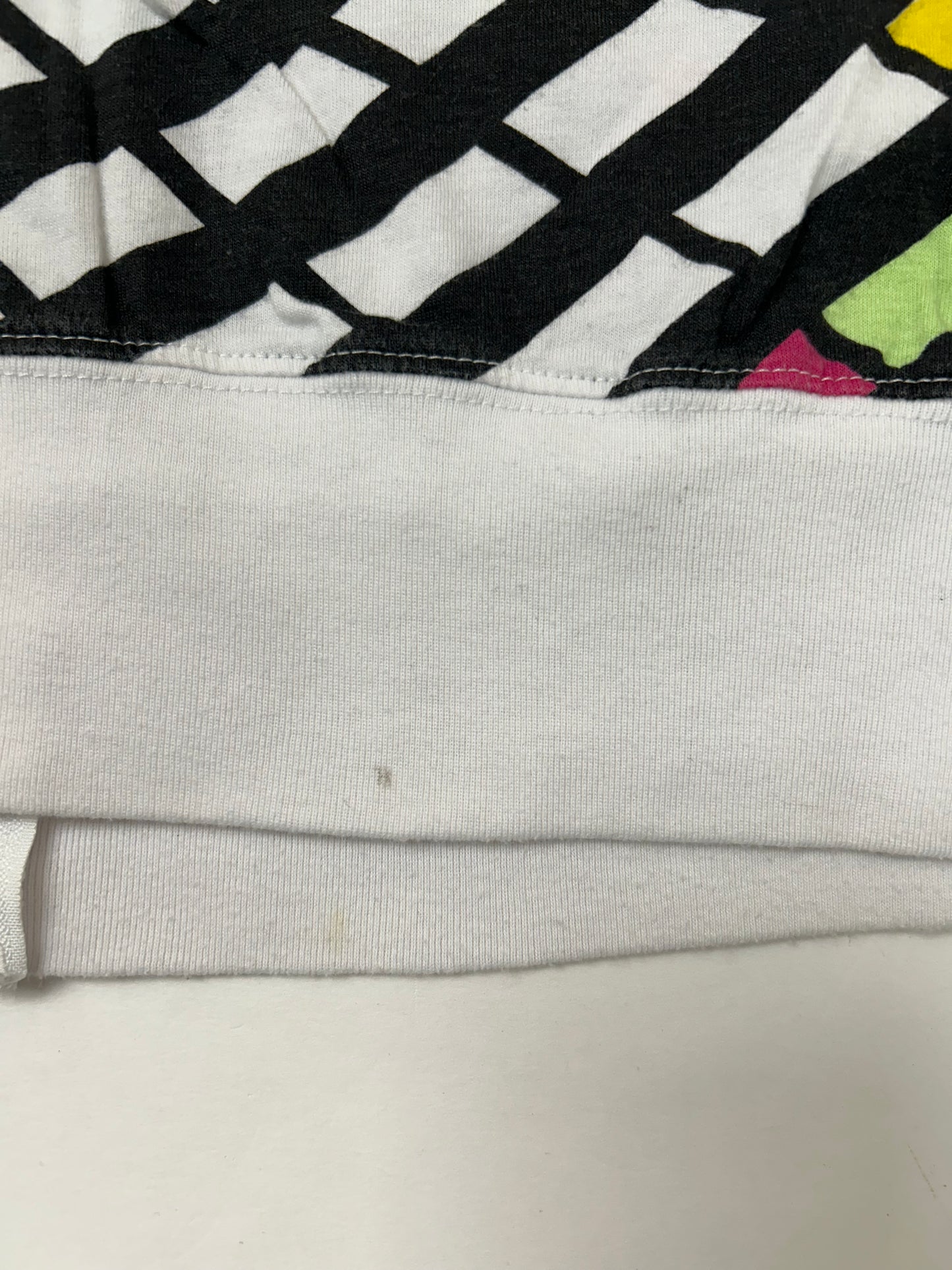 Vintage 00s Fox Racing Motocross Zip Up Abstract Thin Hooded Sweatshirt M/L Fit 22.75x28.75 Inches