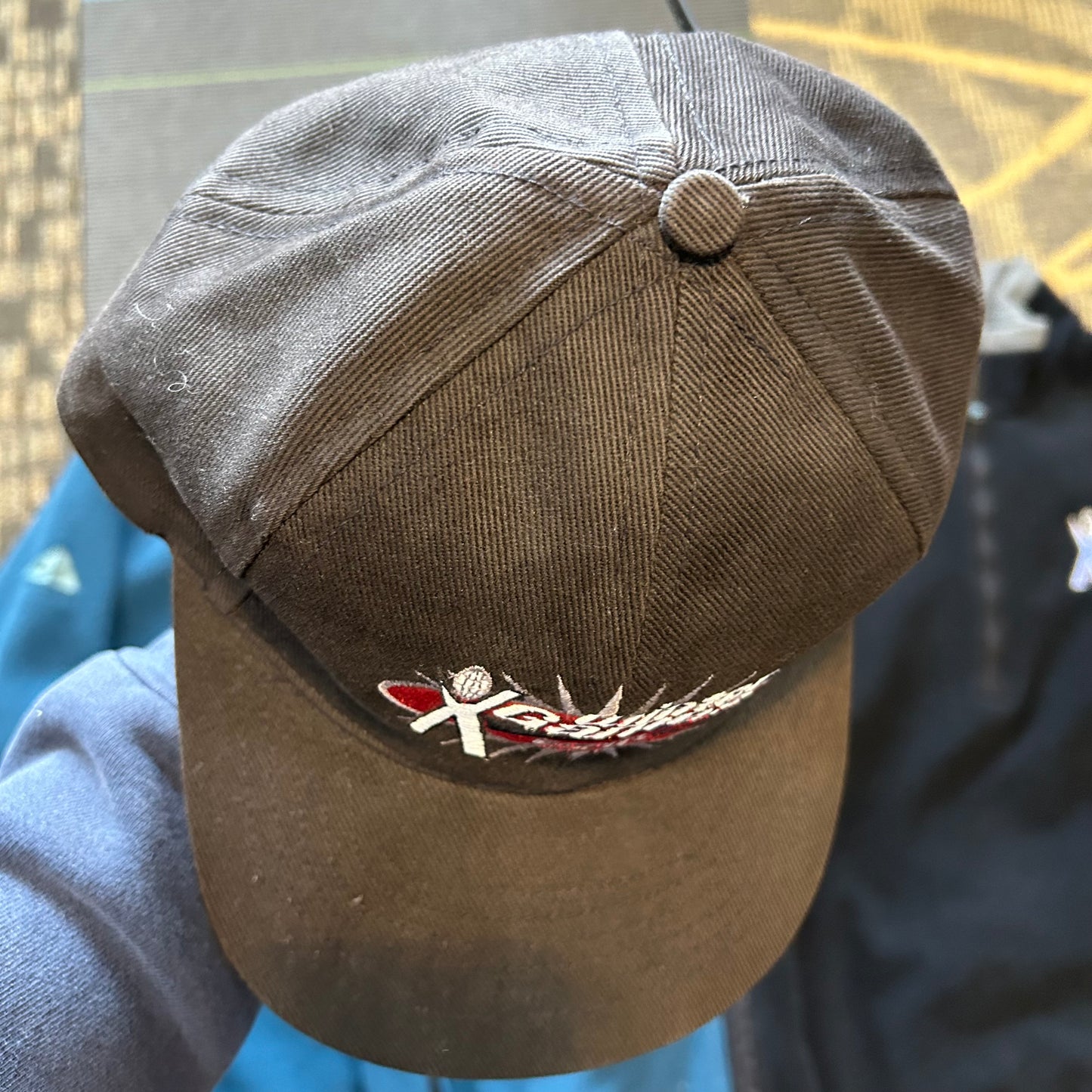 Vintage Winter X Games ESPN ESPN2 Promo SnapBack Hat With Replacement Snaps Faded Black