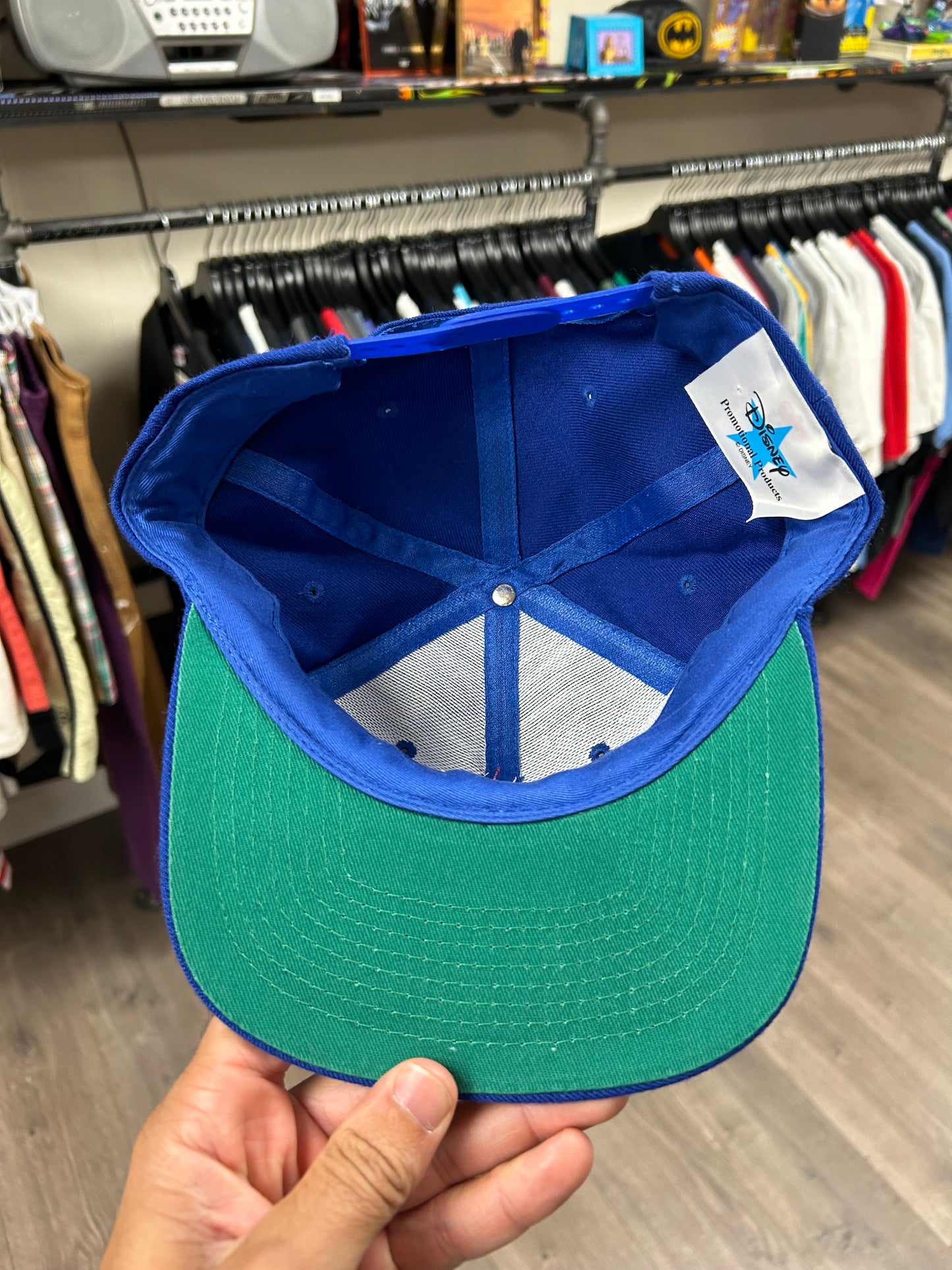 Vintage 1996 Disney The Mighty Ducks D3 Movie Promo SnapBack Hat OSFM KC Cap
