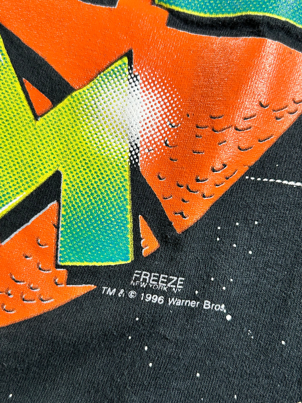 Vintage Space Jam Movie Promo Long Sleeve T-shirt 1996 Looney Tunes XL 24.5x31.25 Inches