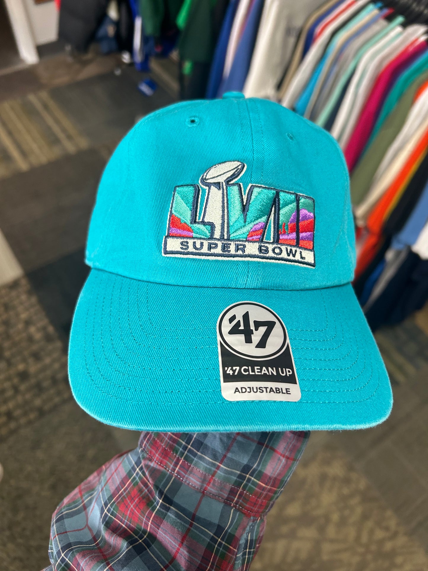‘47 Brand Super Bowl LVII hat cap New Kansas City Chiefs Vs Philadelphia Eagles