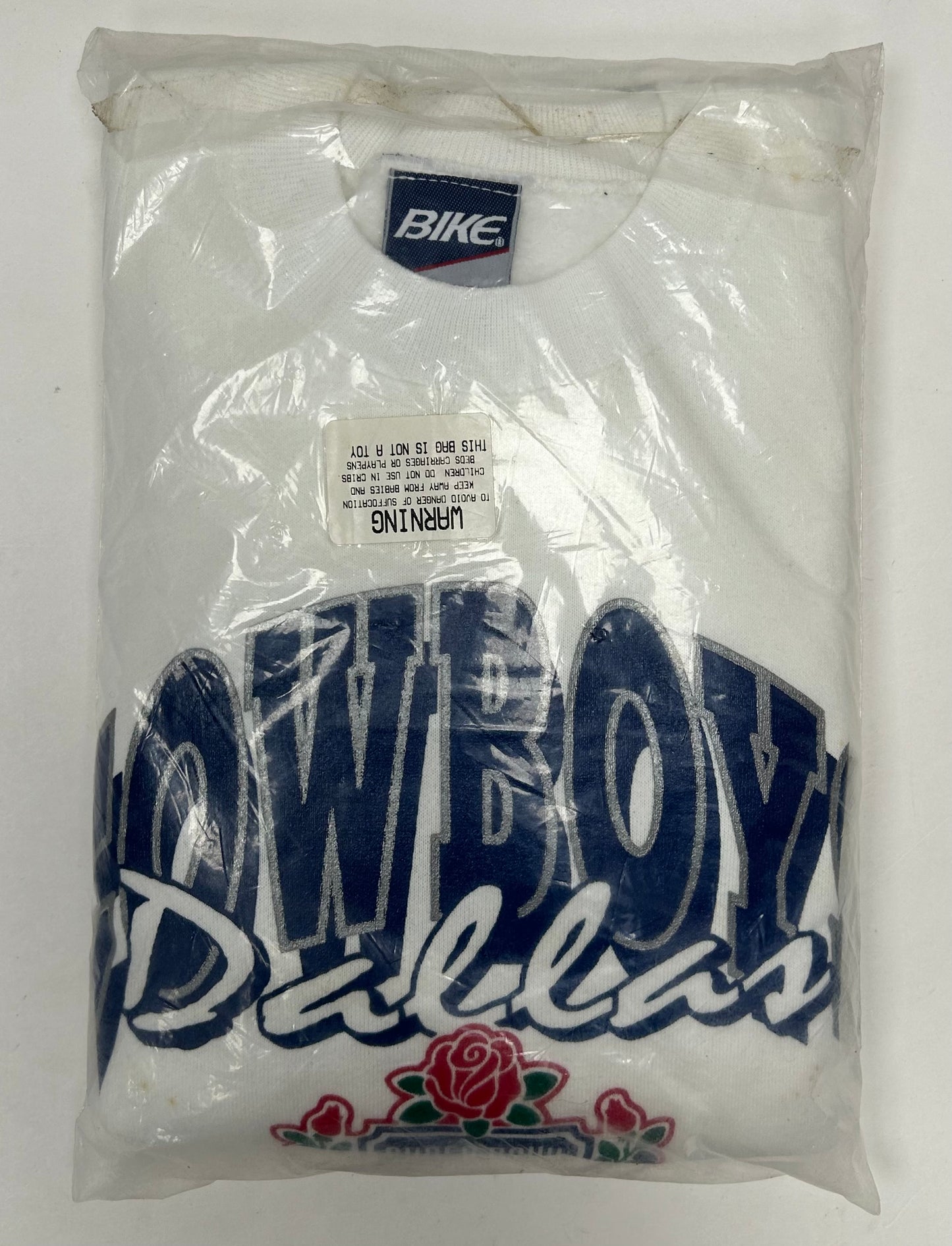 Vintage Dallas Cowboys Super Bowl XXVII Crewneck Sweatshirt Bike XL Brand New