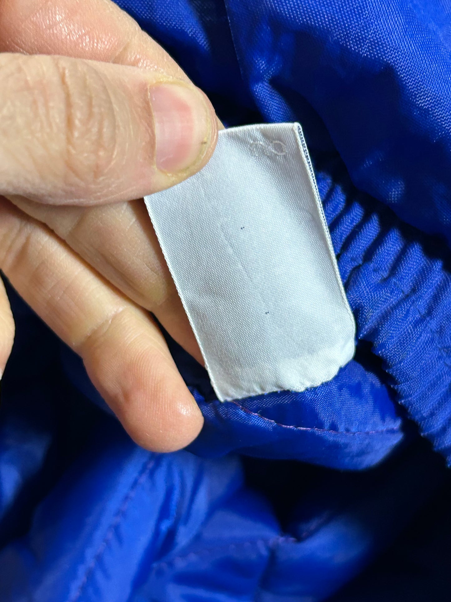 Vintage 90s Starter New York Rangers NHL Pullover Puffer Jacket Half Zip Hooded Jacket XL 29x30.25 Inches