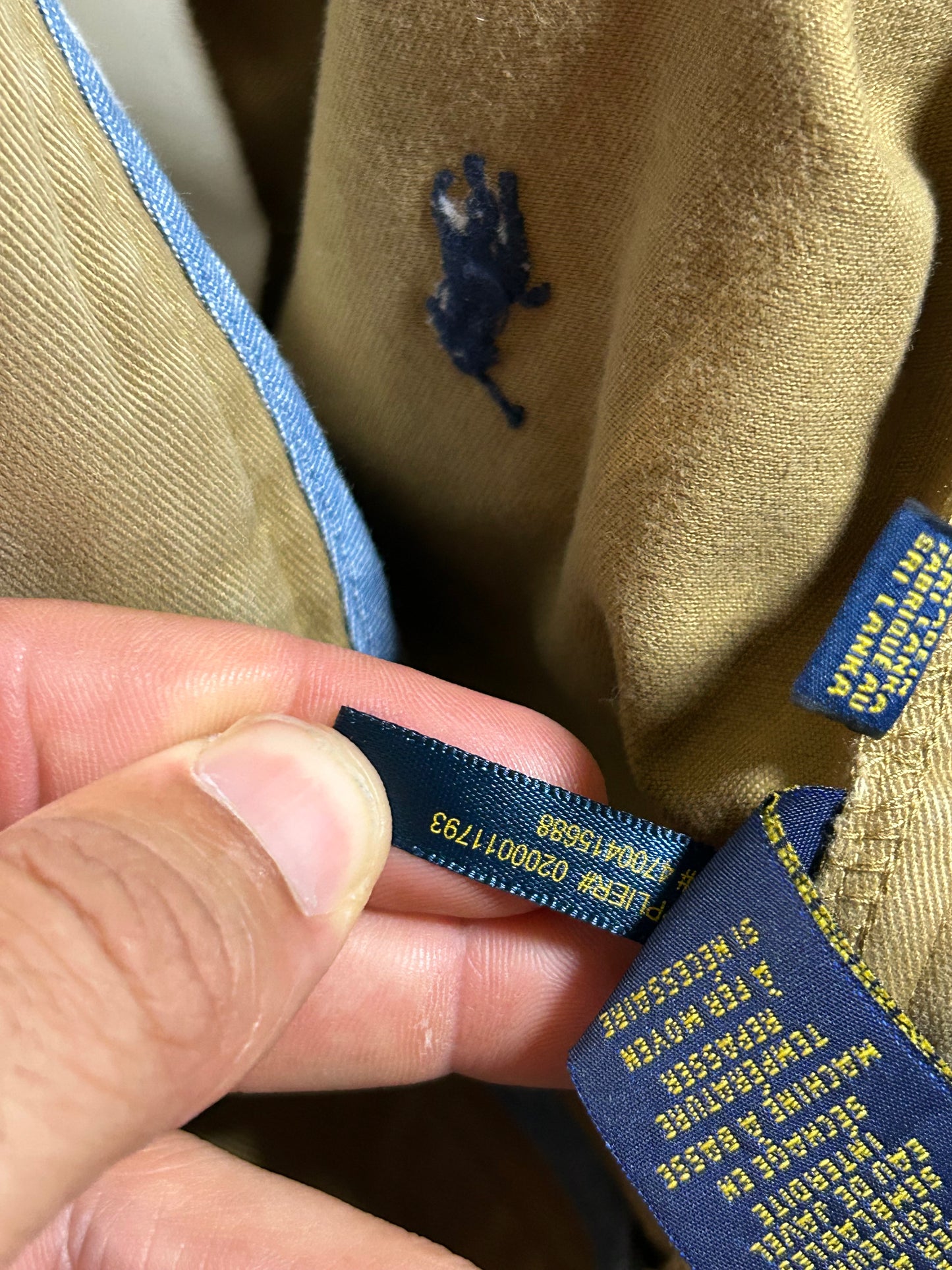 Polo Ralph Lauren All Over Pony Chino Shorts Khaki Classic Fit 9” 35 18x20.75/21 Inches