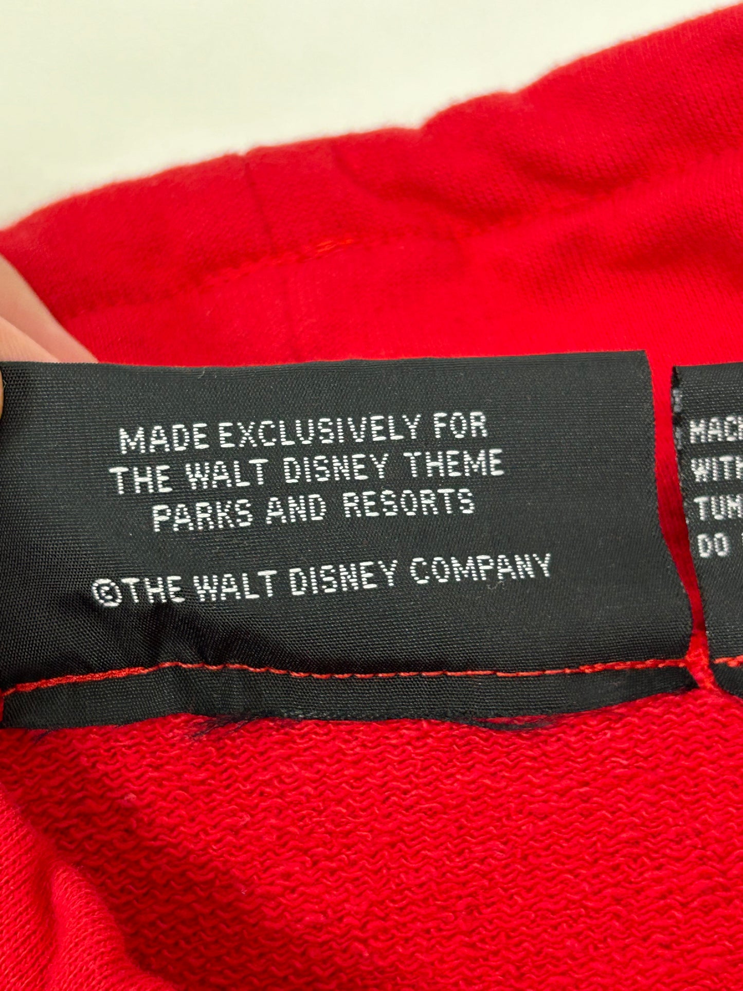 Vintage Mickey Mouse Disney Originals Mickey USA Pullover L/XL 24.75x30/31.5 90s