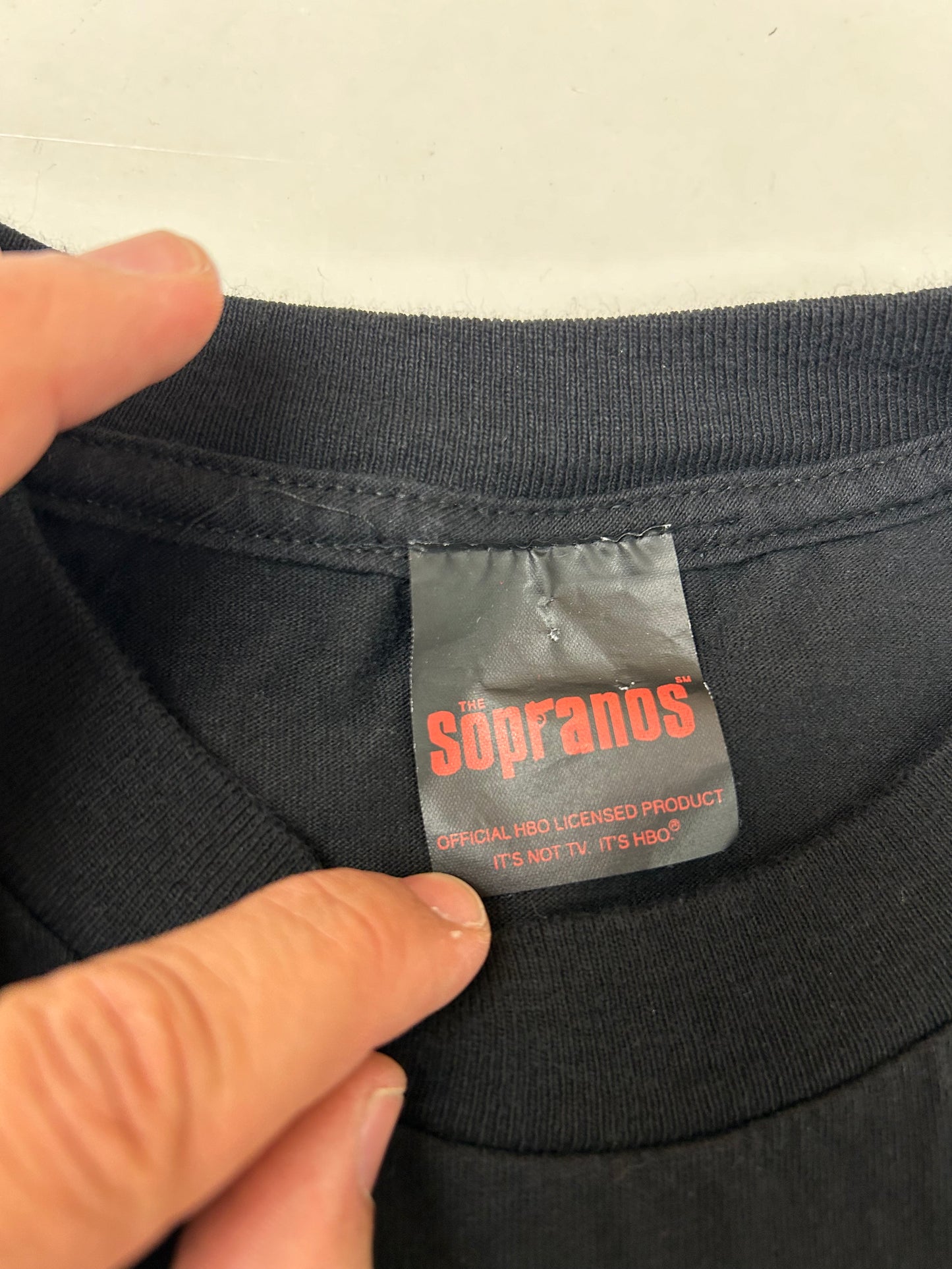 Vintage 2000 HBO The Sopranos Bada Bing! TV Show Promo Tee 2XL 25.25x30.5 Inches