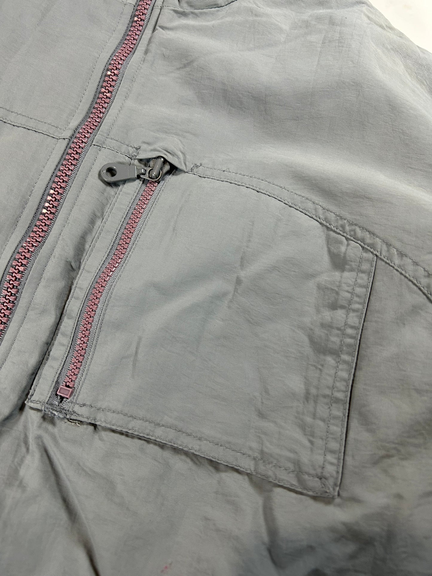 Vintage Mossimo Fleece Liner Zip Up Jacket Tagged Medium Can Fit Large 25x29.5/32 Inches