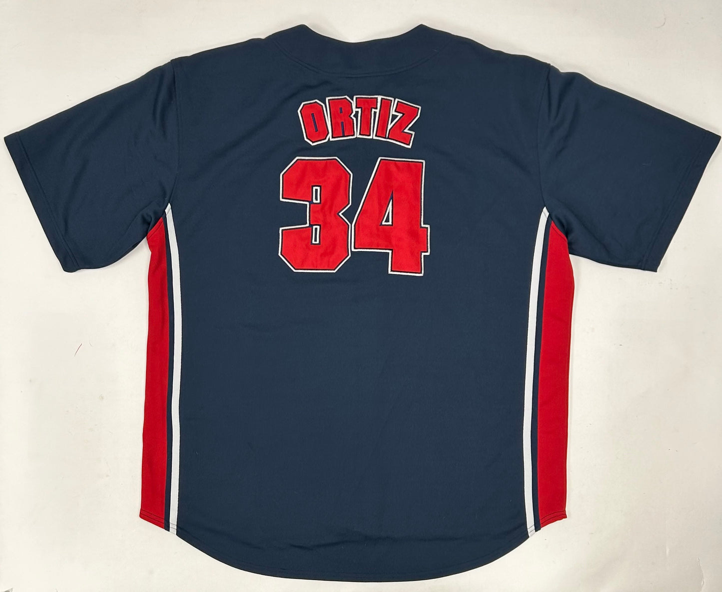 Vintage 00s Boston Red Sox David Ortiz True Fan Genuine Merchandise MLB Jersey 2XL 27.75x32/34.5 Inches