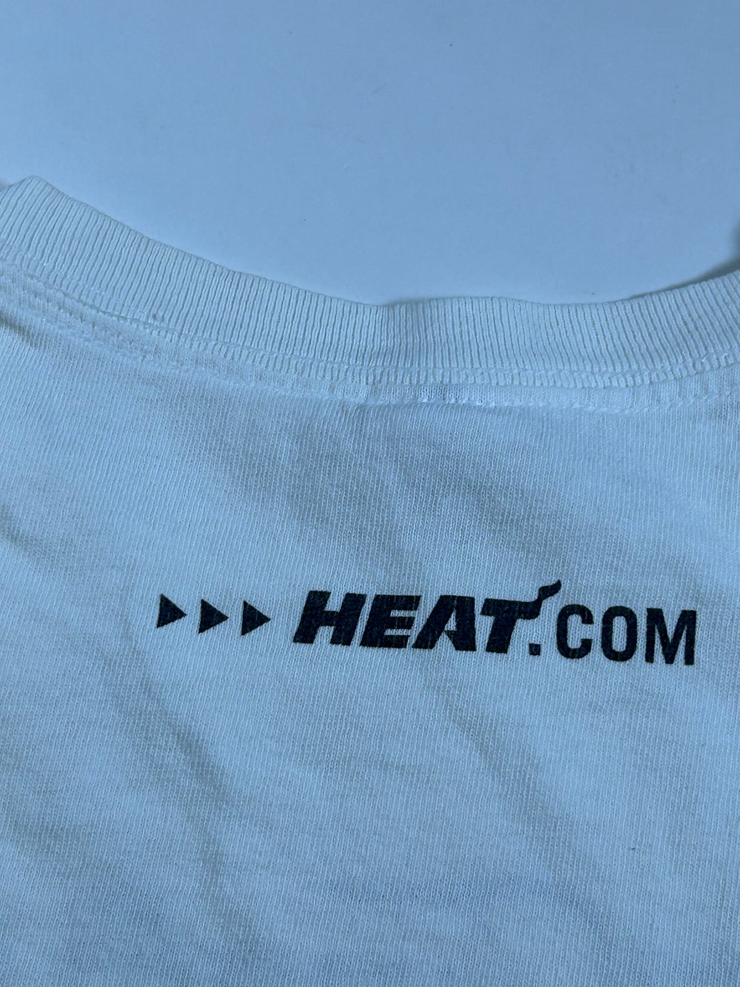 Miami Heat The Finals 2013 NBA Playoffs Players Face T-Shirt XL 23.75x27.5 Inches Anvil As Is