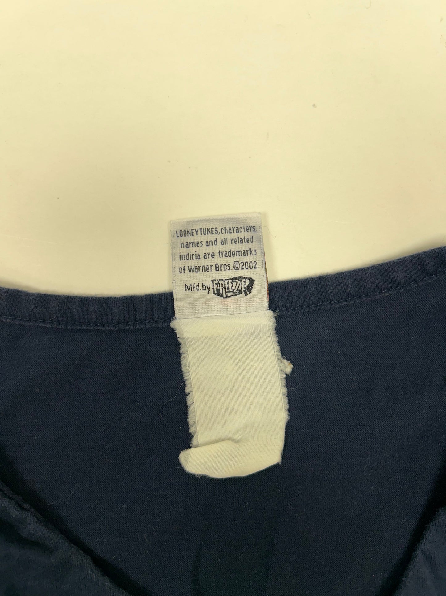 Vintage 2002 Looney Tunes Tweety Bird Get Over It Button Up Baseball Style Jersey Medium/Small 21.5x25.25 Inches