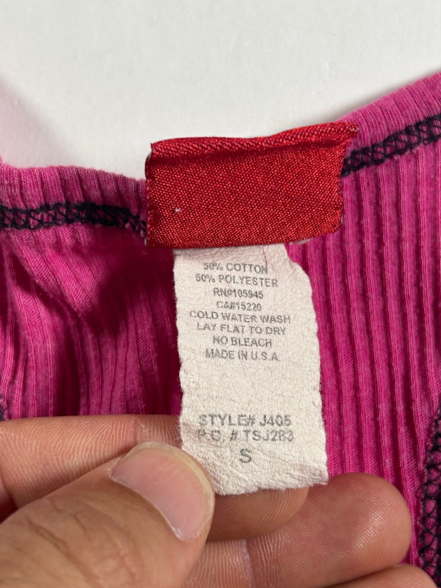 Vintage Bam Margera Element Skateboards Racerback Tank Top Hot Pink 11.5x20.5 Inches
