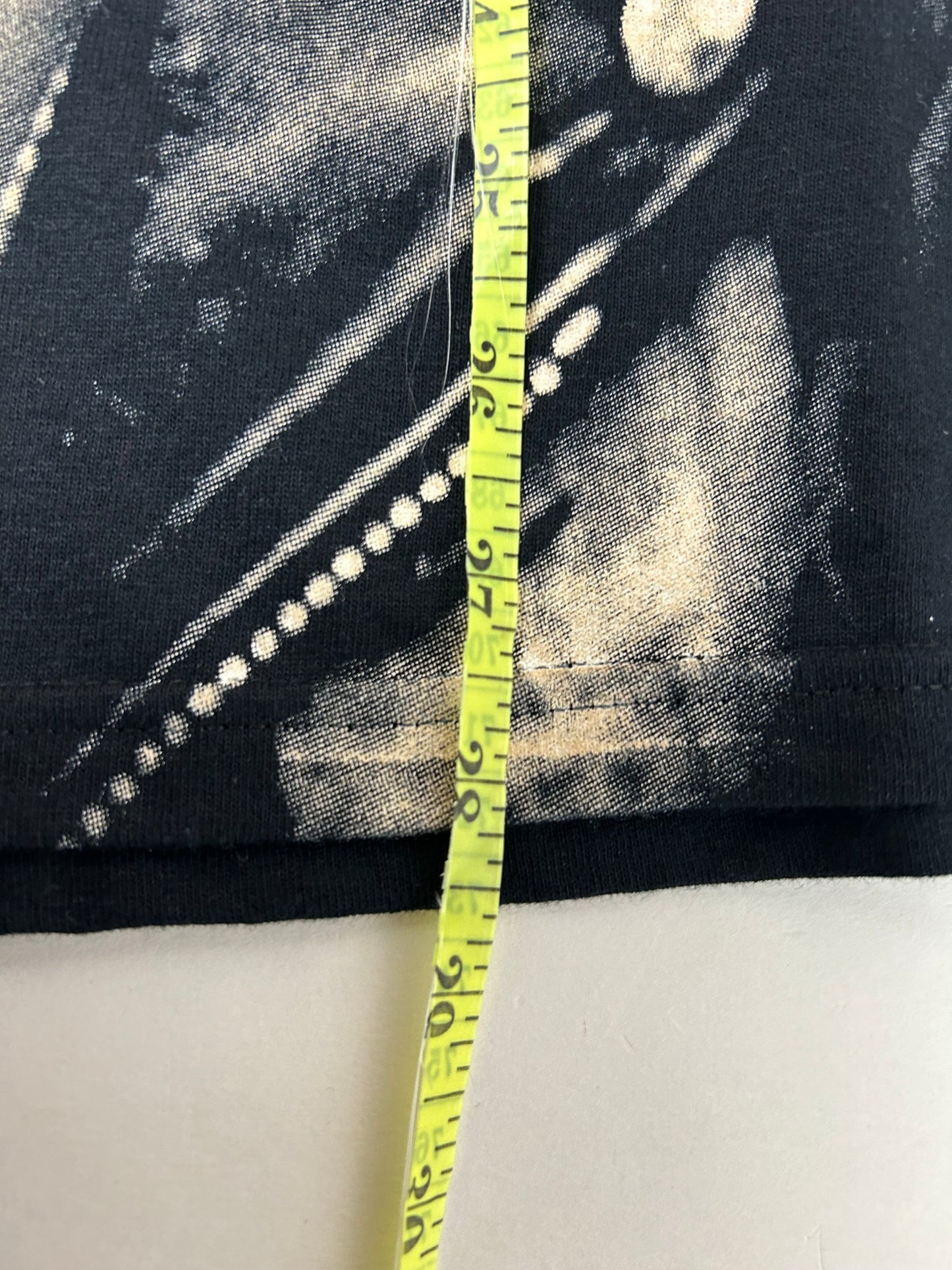 Vintage 2000s Liquid Blue Slash All Over Print AOP Guns N Roses Rock DS Brand New Medium  20.25x28.5 Inches