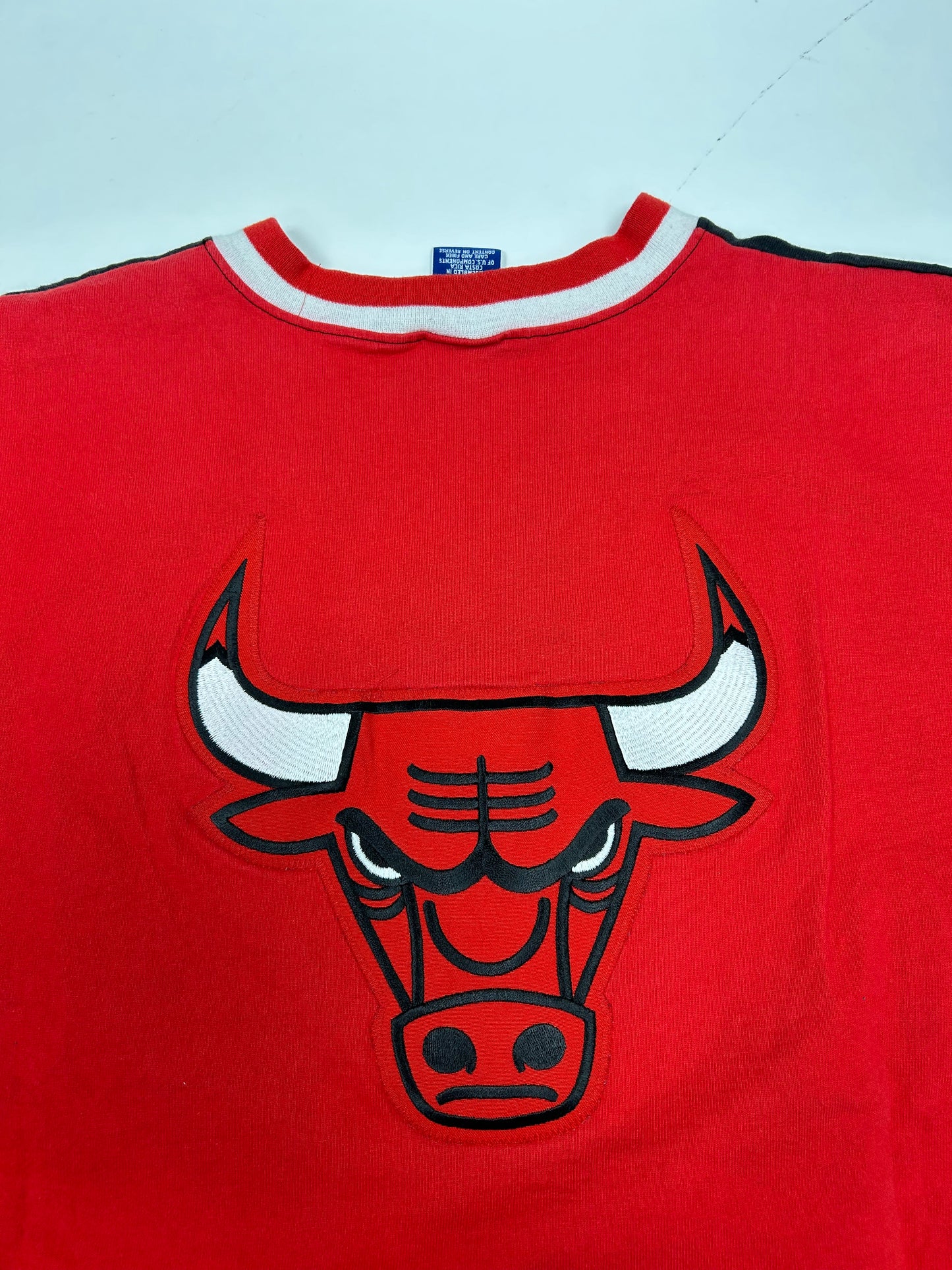 Vintage Chicago Bulls NBA Official Shooting Shirt Champion Basketball 2XL Jordan
