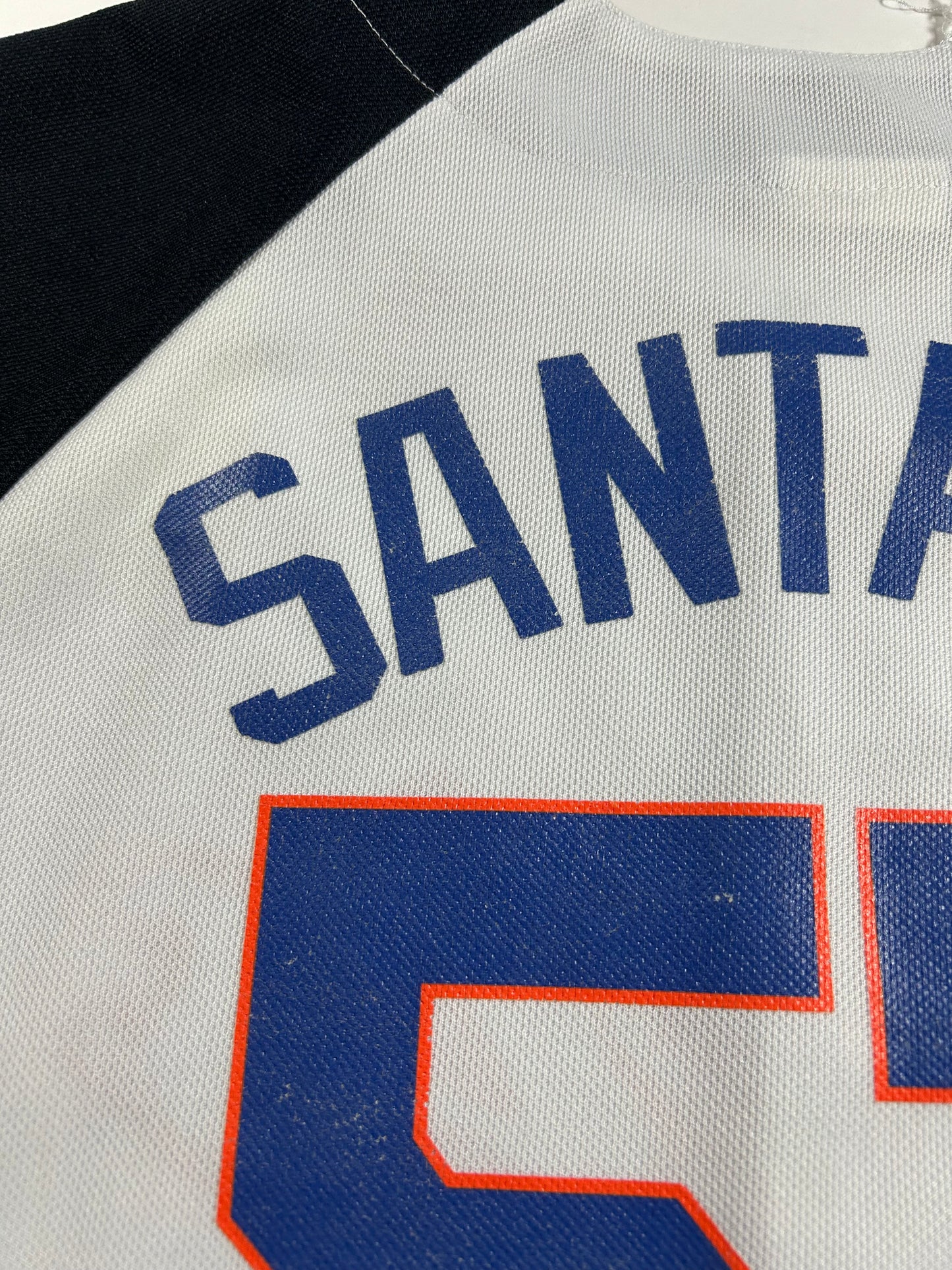 New York Mets Johan Santana Youth Medium 10/12 18.5x25 Inches Jersey Genuine MLB Merchandise