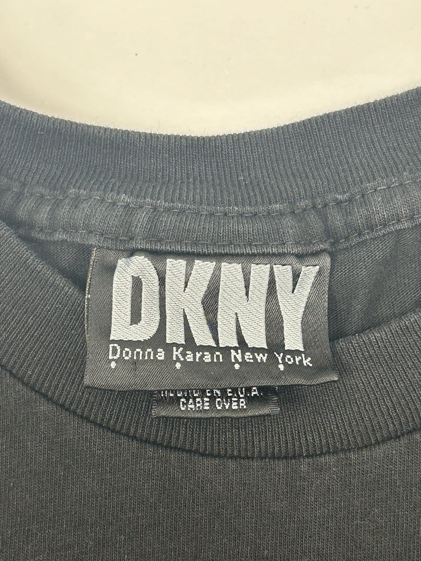 Vintage DKNY Torch Graphic Donna Karan New York USA Tee M/L Fit 21.5x30.25 USA