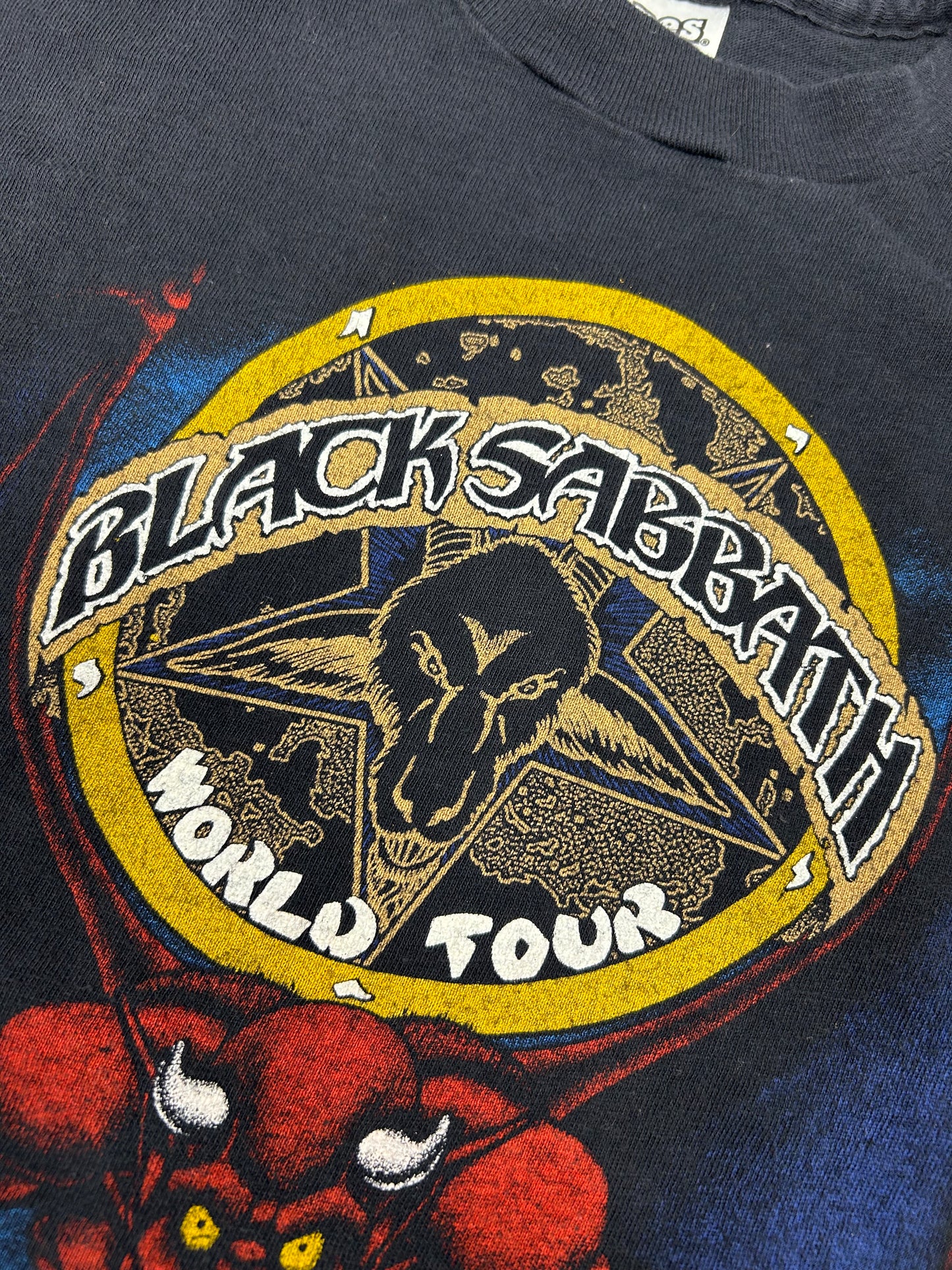 Vintage Black Sabbath Mob Rules Tour 1981 Rock Band Music Tee 21.25x28.25 Inches L/M Fit