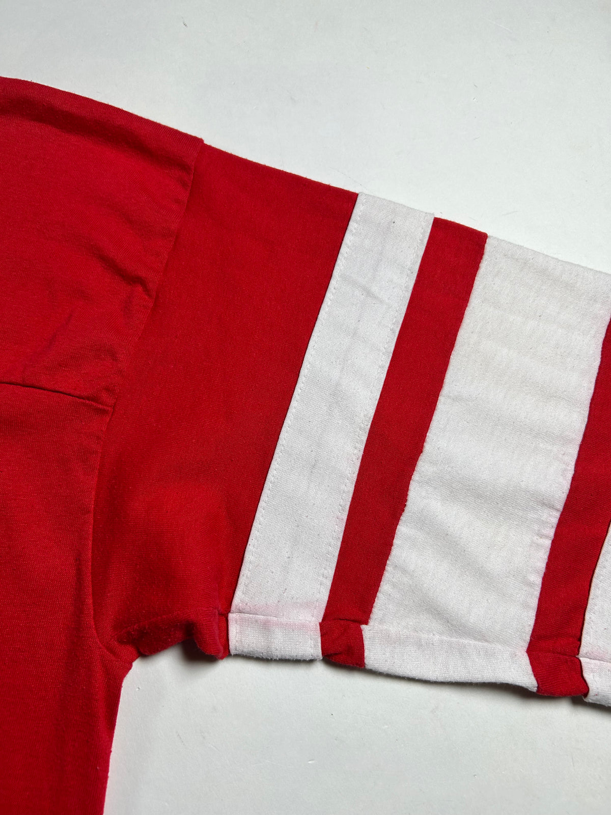 Vintage 80s Champion San Francisco 49ers NFL 3/4 Sleeve Tee L/M Fit 20.25x29.5 Inches