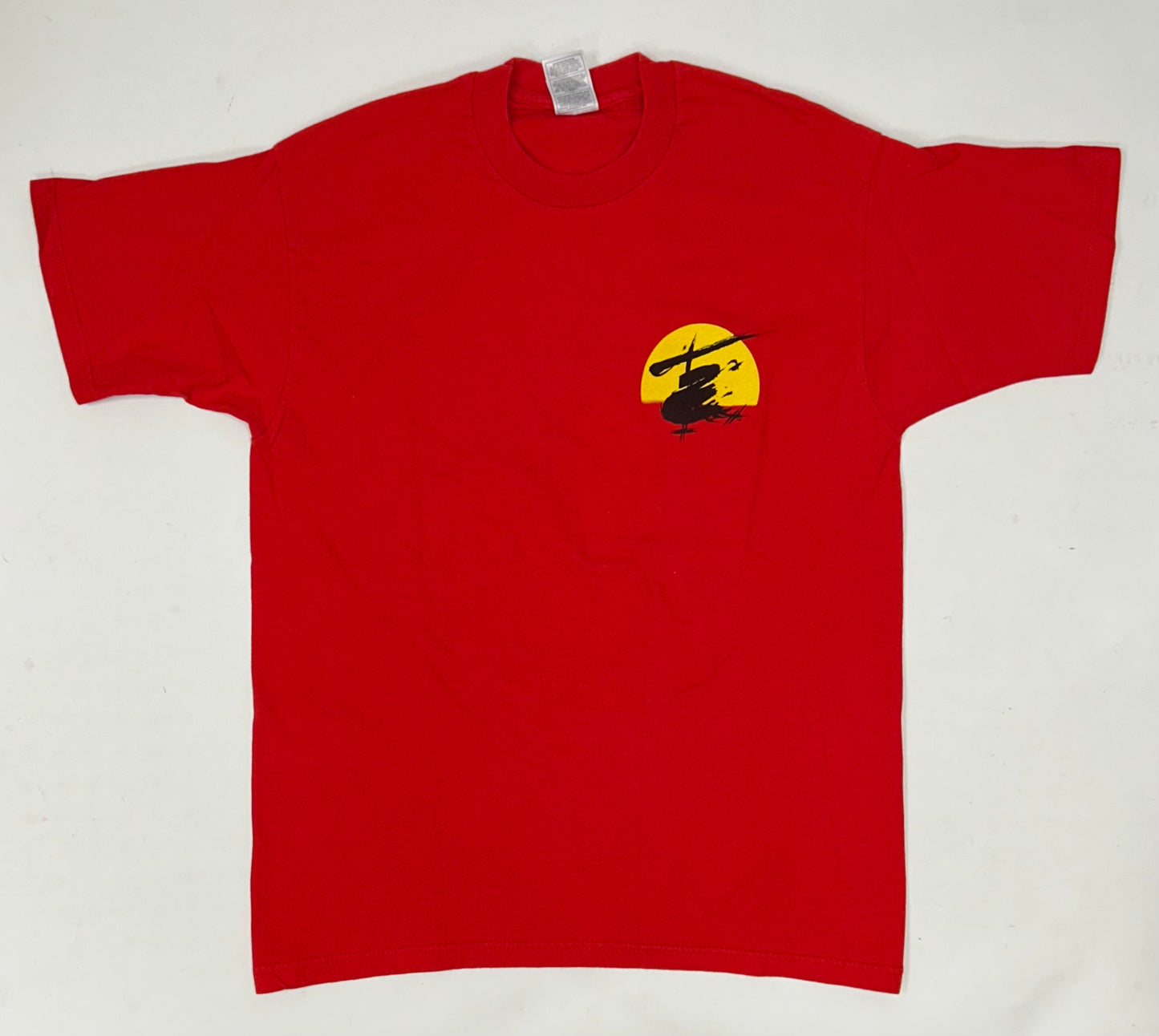 MISS SAIGON Musical Broadway T-SHIRT FOTL Adult L/M 20.5x28.25 Inches Fit Stamped Red Tee