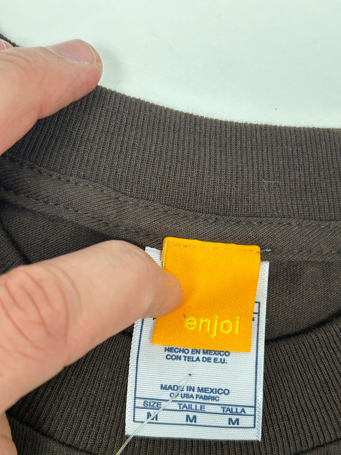 Vintage Enjoi Skateboards Panda S/S Graphic T-Shirt Skate Tee Medium 20.25x29.75 Inches Y2K New With Tag