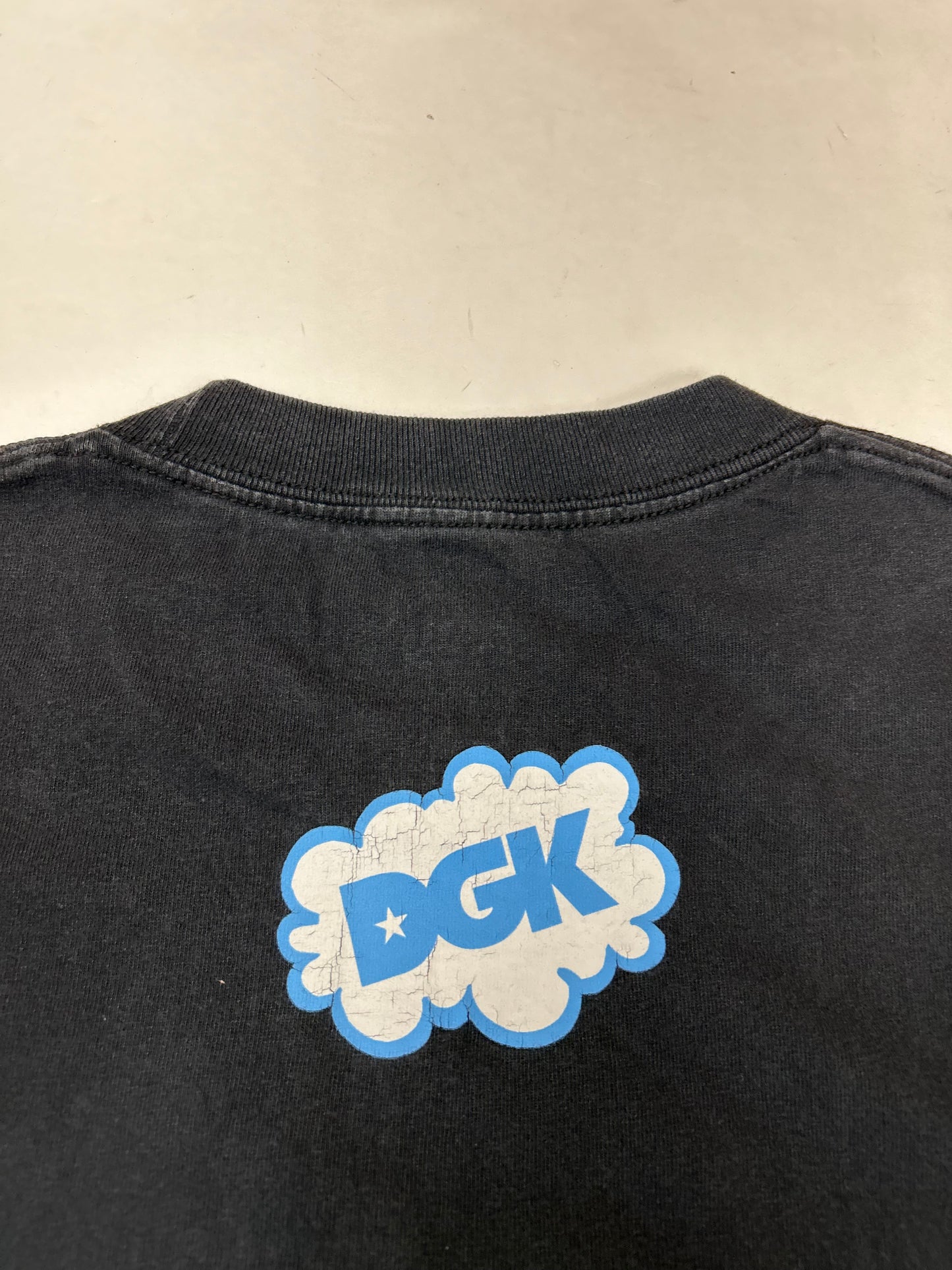 Vintage 2000s DGK Dirty Ghetto Kids Sky’s Not The Limit Skate Tee Skateboarding XL 23.5x30 Inches