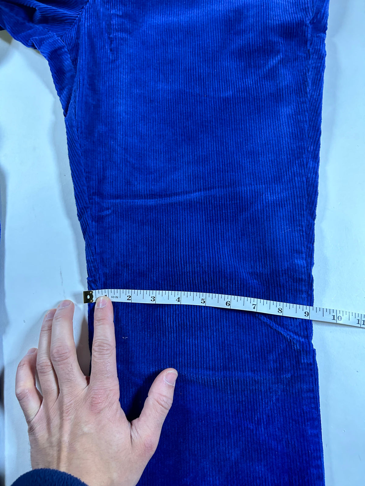 Vineyard Vines Corduroy Slim Stretch Breaker Pants 34x32 Royal Blue Preppy 2015 About 18x42 Inches