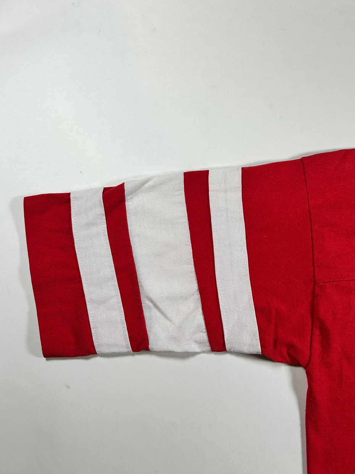 Vintage 80s Champion San Francisco 49ers NFL 3/4 Sleeve Tee L/M Fit 20.25x29.5 Inches