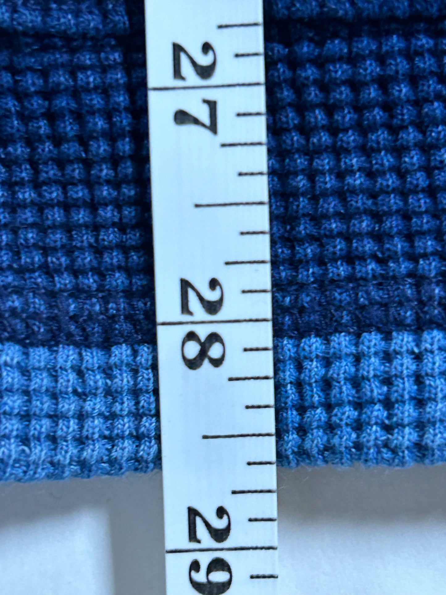 Polo Ralph Lauren Striped Waffle Knit Pullover Hoodie Sweatshirt 20.5x28.5 M/S Fit