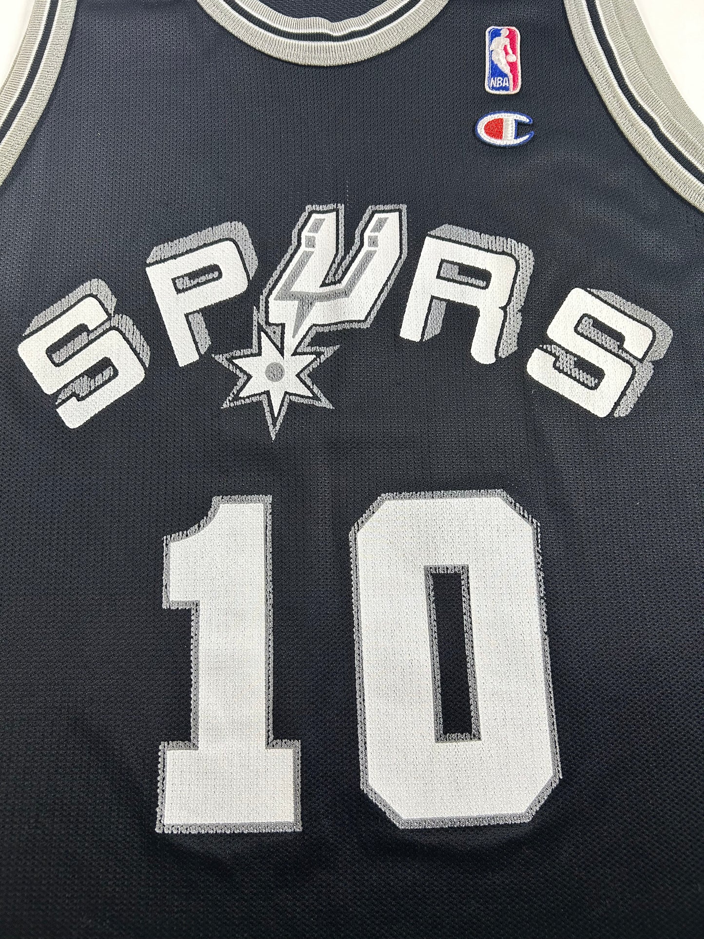 Vintage 90s Champion San Antonio Spurs Dennis Rodman #10 NBA Jersey 48 XL 22.75x32 Inches As Is Has A Signature