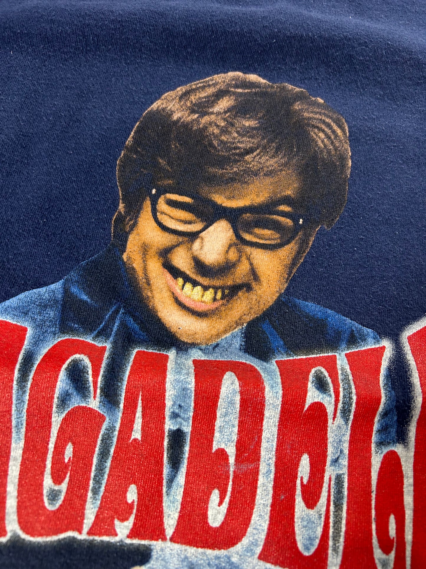 Vintage 1998 Austin Powers Shagadelic Shall We Shag Now Or Shag Later Medium 20x.27.25 Inches Tee