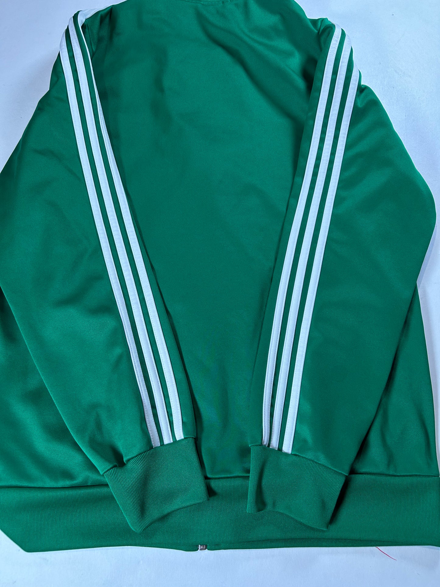 2013 Adidas Mexico National Team Soccer Green White Track Jacket Large 22.25x28.5 Inches