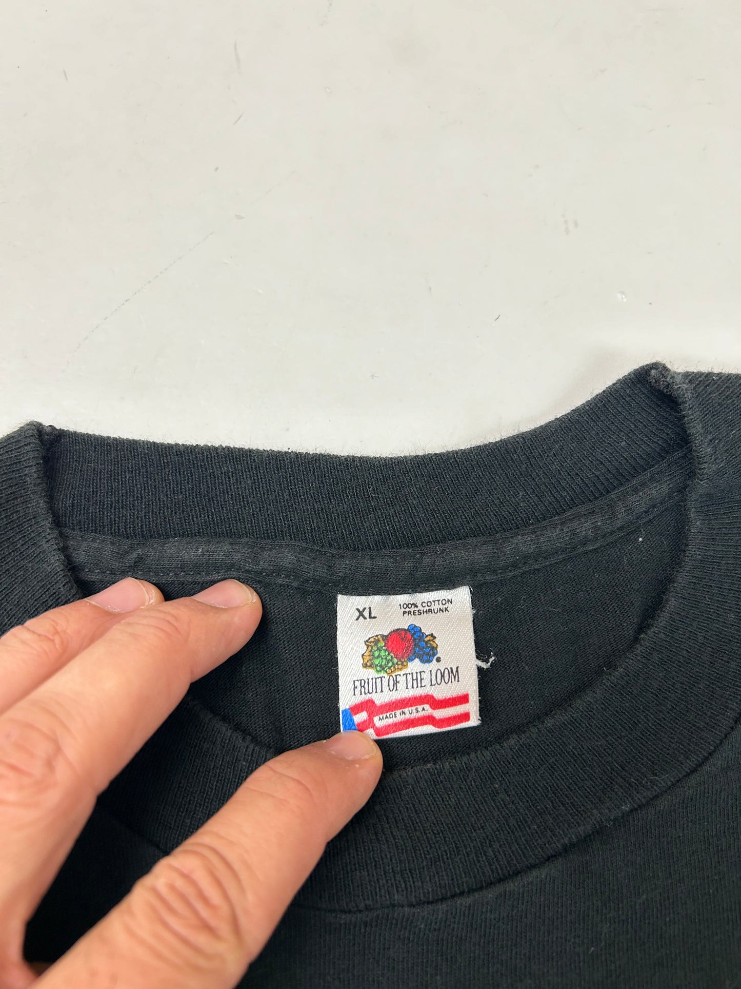 Vintage Veni Vidi Vici Fork Graphic Tee XL USA Fruit Of The Loom Single Stitch XL/L Fit