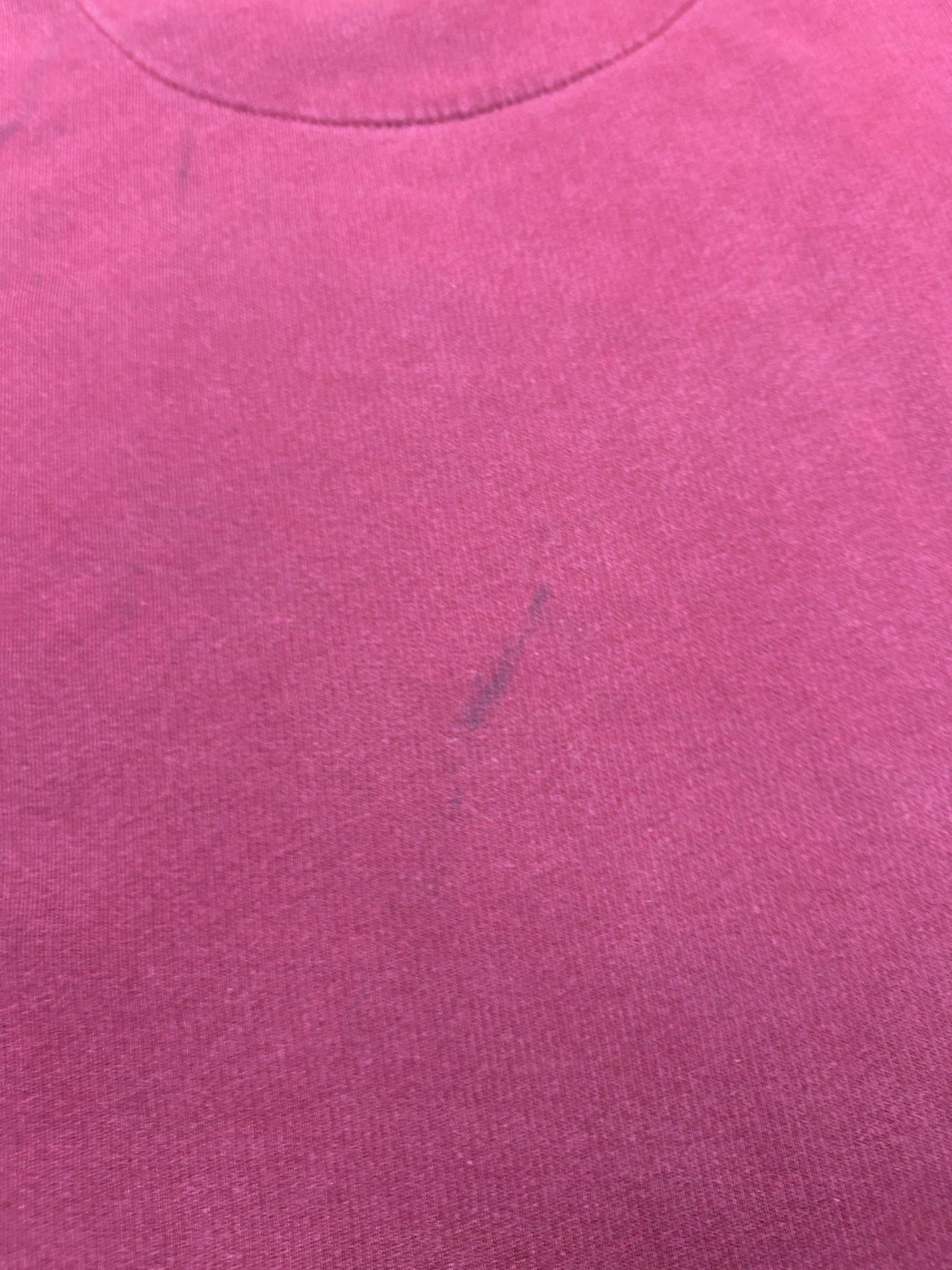 Vintage 00s Nike Swoosh Embroidered Chest Logo Essential Crewneck Sweatshirt Maroon Red Large  24.25x28 Has Small Flaw On Back As Is