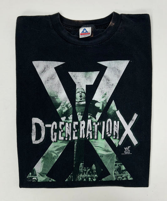 Vintage 1998 WWF D-Generation X DX Triple H Suck It Graphic Wrestling Tee 3XL 28.75x31.5 Inches