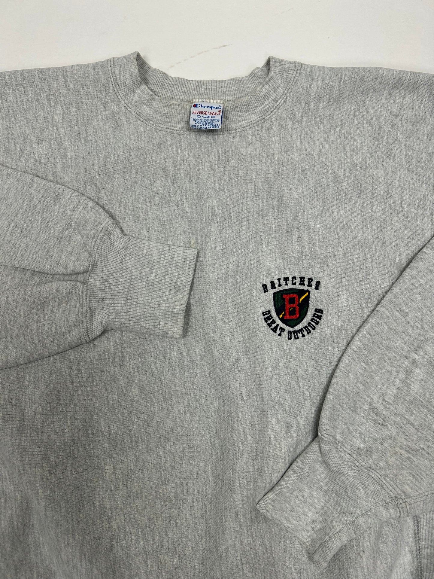Vintage Britches Great Outdoors Champion Reverse Weave Crewneck Sweatshirt XL/L 24.25x31.75 Inches