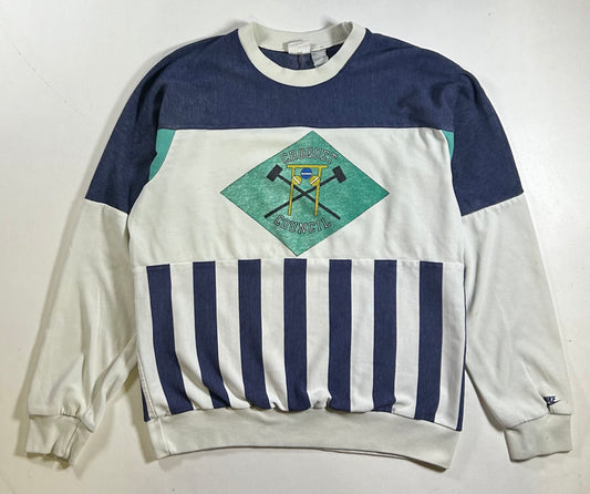 Vintage Nike Croquet Council Pullover Crewneck Sweatshirt As Is Worn Medium 22.5x25.75 Inches Rare